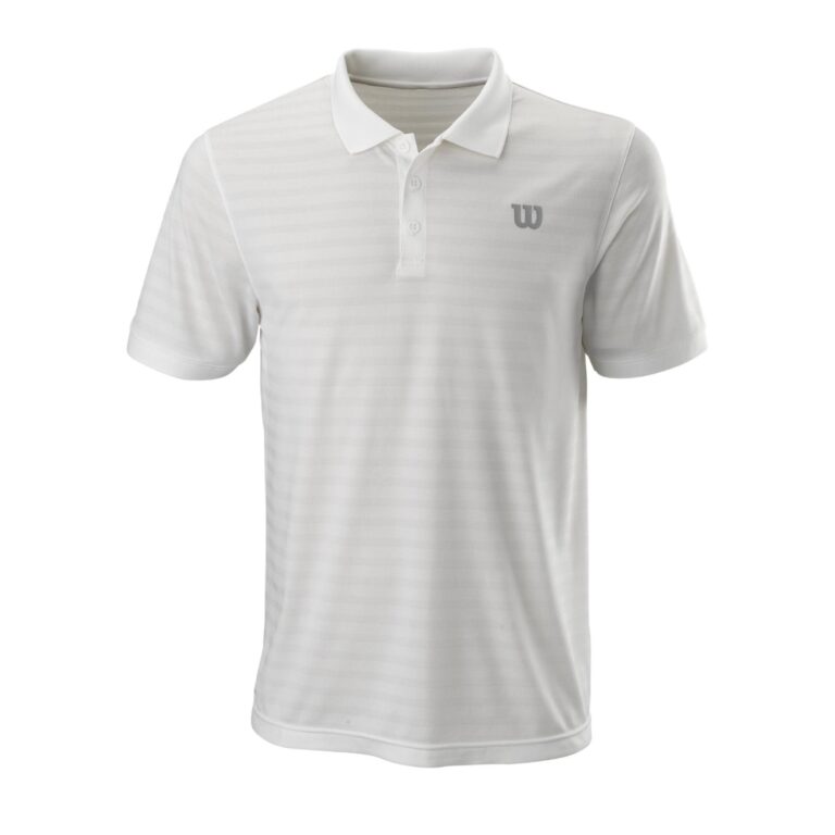 Wilson Stripe Polo White - OLD
