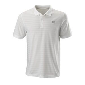 Wilson Stripe Polo White - OLD