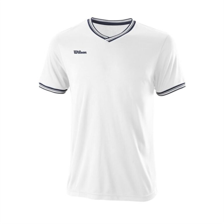 Wilson Team II High V-Neck White - OLD