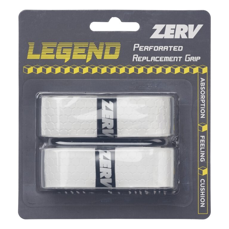 ZERV Legend Perforated Replacement Grip 2-pak Hvid - OLD